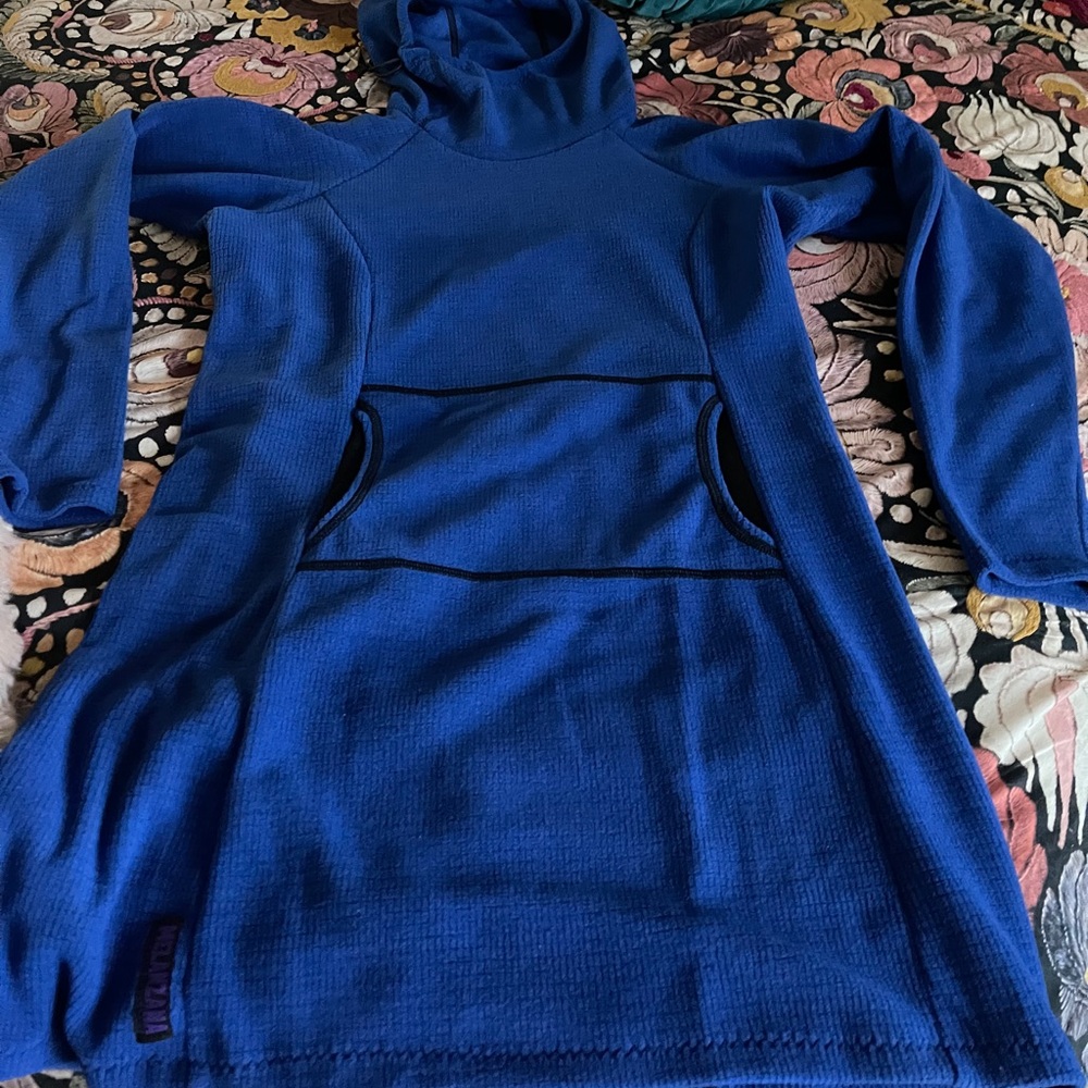 Melanzana Micro Grid Dress in Surf